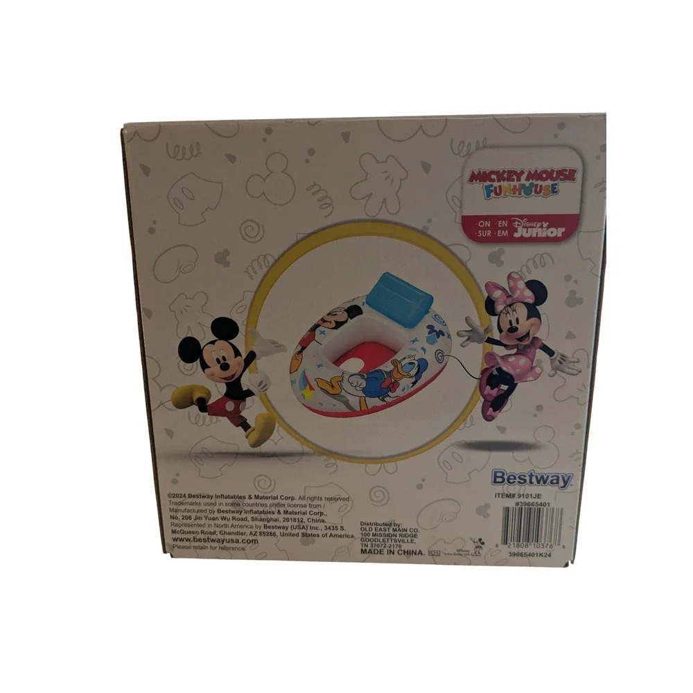 Disney Mickey‎ Mouse Baby Watercraft Infant Toddler Swim Ring Float 18 Months